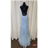 Image 4 : GRAD GOWN : Size 6 : Amarra : 88550 : Light Blue