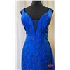Image 2 : GRAD GOWN : Size 14 : Azure : A8011 : Royal Blue