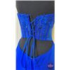 Image 5 : GRAD GOWN : Size 8 : Aerie : 248 : Royal Blue