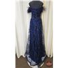 Image 4 : GRAD GOWN : Size 24 : Azure : A8018 : Navy Blue