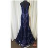Image 4 : GRAD GOWN : Size 14 : Monsini : 31935 : Navy Blue