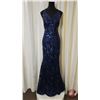 Image 1 : GRAD GOWN : Size 12 : Monsini : 31832 : Navy Blue
