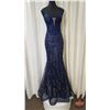 Image 1 : GRAD GOWN : Size 12 : Aerie : 239 : Navy Blue