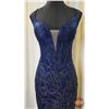Image 2 : GRAD GOWN : Size 12 : Aerie : 239 : Navy Blue