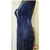 Image 4 : GRAD GOWN : Size 12 : Aerie : 239 : Navy Blue
