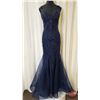 Image 1 : GRAD GOWN : Size 10 : Blush Prom : 20516 : Navy Blue