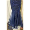 Image 3 : GRAD GOWN : Size 10 : Blush Prom : 20516 : Navy Blue