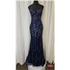 Image 1 : GRAD GOWN : Size 4 : Color Dress Prom : 3511 : Navy Blue