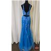 Image 5 : GRAD GOWN : Size 8 : Amarra : 88756 : Turquoise