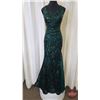 Image 1 : GRAD GOWN : Size 14 : Monsini : 31832 : Emerald