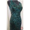 Image 2 : GRAD GOWN : Size 14 : Monsini : 31832 : Emerald
