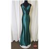 Image 1 : GRAD GOWN : Size 8 : Azure : A7014 : Emerald
