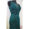 Image 2 : GRAD GOWN : Size 8 : Monsini : 31809 : Emerald