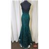 Image 4 : GRAD GOWN : Size 8 : Monsini : 31809 : Emerald