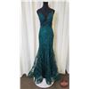 Image 1 : GRAD GOWN : Size 6 : Monsini : 31809 : Emerald