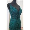 Image 2 : GRAD GOWN : Size 6 : Monsini : 31809 : Emerald