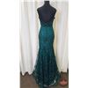 Image 4 : GRAD GOWN : Size 6 : Monsini : 31809 : Emerald