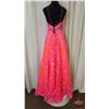Image 4 : GRAD GOWN : Size 14 : Alyce Paris : 61516 : Bright Orange/Pink