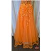 Image 3 : GRAD GOWN : Size 6 : Alyce Paris : 1874 : Bright Orange