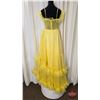 Image 4 : GRAD GOWN : Size 12 : Azure : A8001 : Yellow