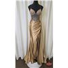 Image 1 : GRAD GOWN : Size 4 : Colors Dress Prom : 3566 : Dark Nude/Gold