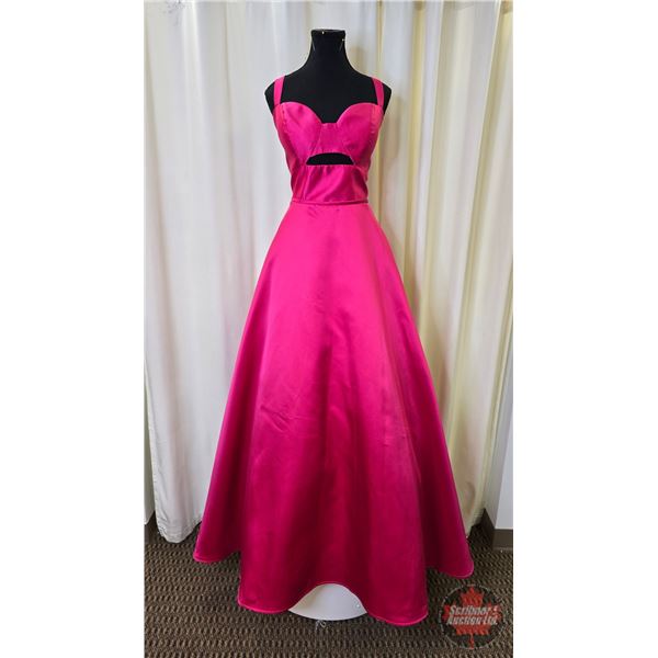 GRAD GOWN : Size 16 : Morilee : 49111 : Fuchsia