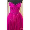 Image 3 : GRAD GOWN : Size 10 : Morilee : 49100 : New Fuchsia