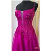 Image 2 : GRAD GOWN : Size 10 : Aerie : 265 : Fuchsia