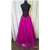 Image 4 : GRAD GOWN : Size 10 : Aerie : 265 : Fuchsia