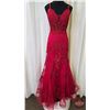 Image 1 : GRAD GOWN : Size 12 : Monsini : 31722 : Red