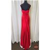 Image 5 : GRAD GOWN : Size 10 : Azure : A8034 : Red
