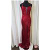 Image 1 : GRAD GOWN : Size 4 : Azure : A7028 : Red