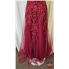 Image 3 : GRAD GOWN : Size 22 : Monsini : 31829 : Wine