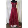 Image 1 : GRAD GOWN : Size 20 : Alyce Paris : 61600 : Claret