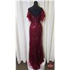 Image 5 : GRAD GOWN : Size 14 : Monsini : 31928 : Wine