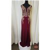 Image 1 : GRAD GOWN : Size 14 : Landa Splash : J752 : Burgundy