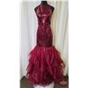 Image 1 : GRAD GOWN : Size 12 : Rachel Allen : 6582 : Marsala