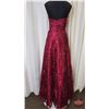Image 5 : GRAD GOWN : Size 10 : Monsini : 31959 : Wine
