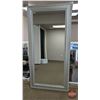 Image 1 : FIXTURE : Large Bevelled Mirror w/Silver Frame