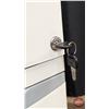 Image 8 : FIXTURE : Rolling 2 Drawer Filing Cabinet w/Keys