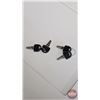 Image 9 : FIXTURE : Rolling 2 Drawer Filing Cabinet w/Keys