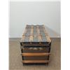 Image 5 : FIXTURE : Antique Trunk Slat Wood Trunk