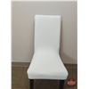 Image 1 : FIXTURE : Velvet Dining Chair Cover - Grey