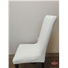 Image 3 : FIXTURE : Velvet Dining Chair Cover - Grey