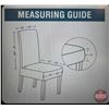 Image 2 : FIXTURE : Velvet Dining Chair Cover - Grey