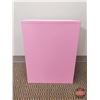 Image 3 : FIXTURE : Pink 2 Drawer Filing Cabinet (No Key)