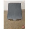 Image 2 : FIXTURE : Black 3 Drawer Filing Cabinet (No Key)