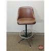 Image 1 : FIXTURE : Brown Seat Bar Stool (41"H)