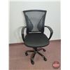 Image 1 : FIXTURE : Black Rolling Office Chair (40.5"H)
