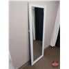 Image 2 : FIXTURE : Large Bevelled Mirror w/White Frame